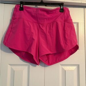 Lululemon Athletica Bright Pink Athletic Shorts